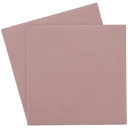 Termisk Grizzly Minus Pad 8 – 2-pack högpresterande termisk dyna – 100 x 100 x 0,5 mm – överlägsen värmeledningsförmåga – mycket elastisk och anpassningsbar yta – perfekt för datorer, bärbara datorer
