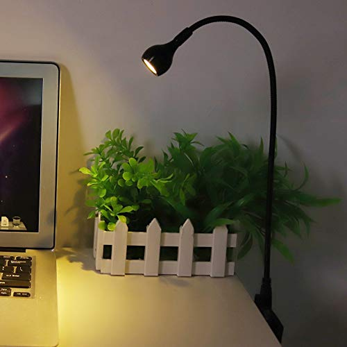 XUMIUZIY Flexibel USB LED Läslampa, Bärbar Gåshalslampa för Nattläsning