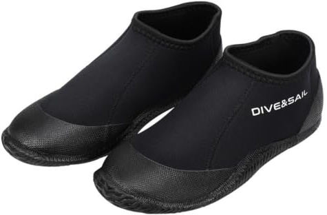 Qianly Chaussons Néoprène Confortables Chaussures Plongée En Néoprène Antidérapant Chaussures En Caoutchouc Antidérapante, 45.5