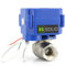 U.S. Solid 3/4 Motorized Ball Valve Stainless Steel Electrical Ball Valve, 9-24V AC/DC, 2 Wire Auto Return Setup