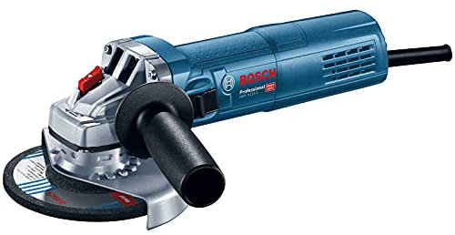 Bosch Professional Corded Angle Grinder GWS 9-115 S (900W, 110V, incl. Auxiliary Handle, in Box)