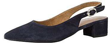 Tamaris Slingpumps, dam klackskor, TOUCHit-fotbädd, marinblå, 37 EU