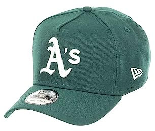 New Era Oakland Athletics MLB Essential Dark Green 9Forty A-Frame Snapback Cap - One-Size