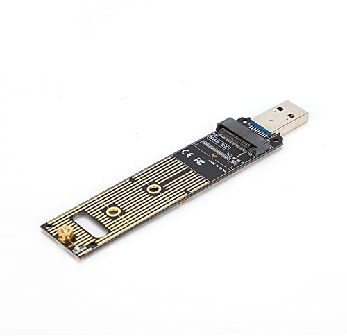 Jectse M.2 NVME SSD to USB Adapter Card, High-Speed for Samsung 970/960 Series