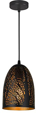 AADDFDD Lampadario, lampadario retrò Marocchino, Stile Industriale Arabo poroso, Paralume in Ferro e Metallo, E27, Lampada a Sospensione per soffitto, Ristorante, Bar, Foyer, ECC.