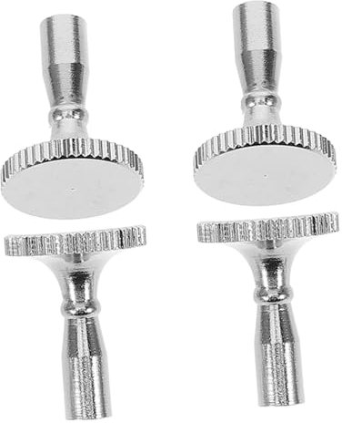 LIFKOME 4pcs Lamp Switch Replacement Knobs Metal Lamp Holder Turn Off Switch Knobs for Floor Light Accessories