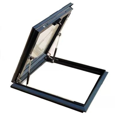 Sótanos escotilla acceso techo con acristalamiento, Casas techo ventana Para iluminación y ventilación, Resistente a la lluvia aleación de aluminio claraboya, áticos claraboya salida techo.