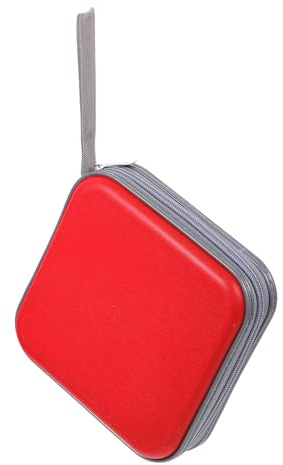 TOYZFRIENDY Custodia Rigida Portacd da Posti in Plastica Resistente Organizer Protettivo per CD e Dvd per Auto e Casa Borsa Salvaspazio Antiumidità e Antigraffio