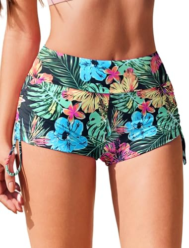 Ekouaer Pantaloncini da Bagno da Donna Slip Bikini da Bagno Pantaloncini da Bagno da Donna Costume da Bagno S
