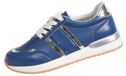 Scarpe Donna Sneakers, Scarpe da Trekking Donna Senza Lacci Tennis Sneaker Bianche Primavera 2026 Shoes Antiscivolo Jogging Estive 2026 Ortopediche Blu 42 1