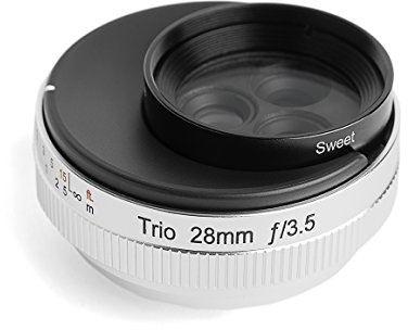 Lensbaby LB-8F Trio 28 for Connecting Fuji X Black