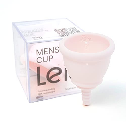 LEIA Menstrual Cup | The Most Comfortable Cup | Ideal for Low Cervix or Weak Pelvic Muscles | OBGYN Designed | Leak-Proof Protection with Firm Rim | Soft Touch for Comfort