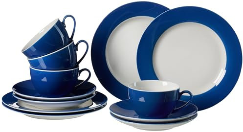 Kaffeeservice Doppio, 12-teilig, Blau