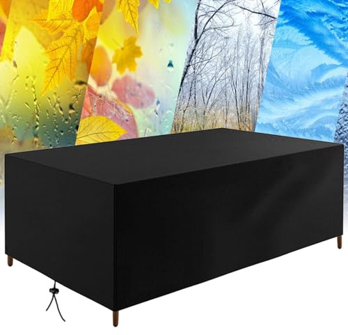 Abdeckhaube Gartenmöbel 175x70x75cm/LxWxH Rechteckig Abdeckungen für Gartenmöbel Gartentisch Abdeckung, Outdoor Gartenmöbel Abdeckung Wasserdicht Polyethylen Schutzhülle für Loungemöbel Sitzgruppe