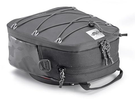 Kappa Moto Borsa da serbatoio per moto, 4,5 litri, sistema TANKLOCK a sgancio rapido Specifico Compatibile Con Honda Afria Twin Compatibile Con Kawasaki Versys Compatibile Con Triumph Tiger 1200