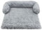 Zentaurus Großes Hundebett, Hundebett für mittelgroße und große Hunde, Matratze für große Hunde, waschbar, rechteckig, XL, 106 x 96 cm