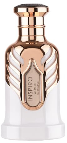 Riiffs Inspiro Woman Extrait de Parfum, 100 ml, diseño de oro rosa y blanco