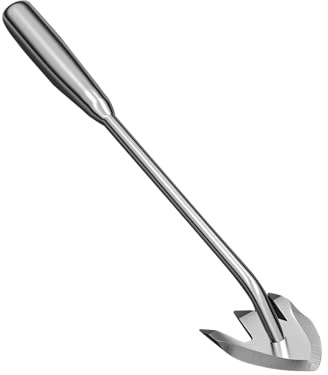 Garden Puller Tool | Stainless Steel Cutter - Double Edged Garden Tool Handy for Thistles Weeds Vegetables Lawn Yard Farm