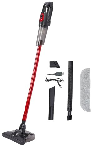 Fockety Aspirateur Eau et poussière, aspirateur Balai sans Fil 4000 Pa, Tout-en-Un, Nettoyeur de Sol léger pour sols durs et Tapis, carrelage, jusqu'à 20 Minutes d'autonomie