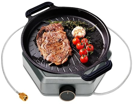 Ancsttu Table De Cuisine Extérieur | Réchaud à Gaz Camping,Brûleur Gaz Portable 7 800 W Pour Trekking Randonnée Pique-Nique Cuisson Extérieur