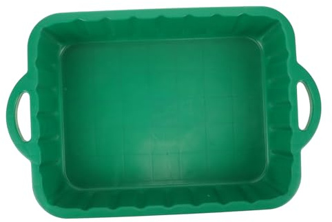 Gogogmee Bandeja de Drenaje Herramienta de Plástico para Aceite de Coche Verde Ligera y Ahorradora de Espacio para Reparación y Mantenimiento del Motor