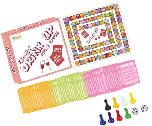Montesy Gioco da tavolo di viaggio per coppie con varie modalità di gioco per appuntamenti Intrattenimento notturno Bere per amici Riunione Partito Incontri interattivi