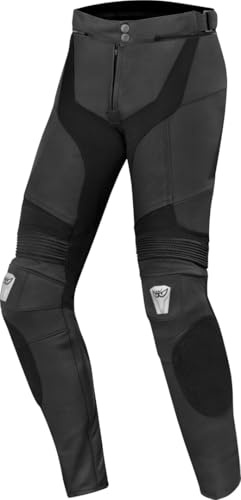 Berik Flexius Pantaloni di pelle da moto, nero, 54