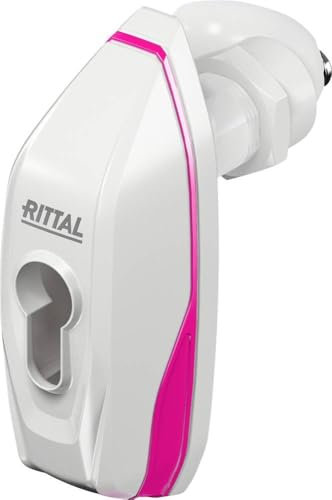 Rittal AX 1485.600 - Mango cómodo para semicilindro de perfil, para insertos de cierre, color gris, 1 unidad