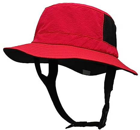 Huakunda Chapeau de soleil pour homme UPF50+ à large bord - Plage - Séchage rapide - Extérieur - Réglable - Sangle de menton - Chapeau de pêche en forme de seau pour la planche à voile, la navigation