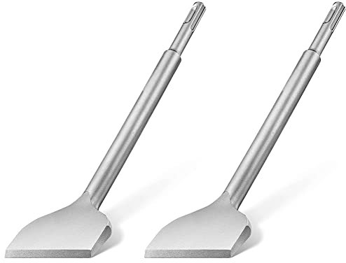 XIDIT Ciseau à carrelage 250 x 75 mm de large adapté pour marteau électrique burin conique burin plat adhésif spécial acier