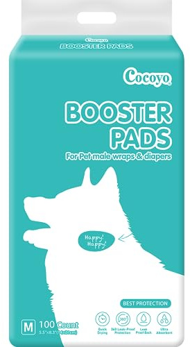 COCOYO Booster Pads, Medium Size with Side Lead Proof, 100 Count