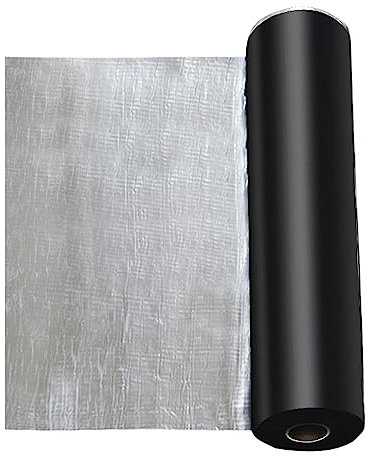 ZHUOZ1T Guaina Bituminosa,Impermeabile Nastro in Foglio di Alluminio,Impermeabile,Isolamento Termico,per Condotti Tetto Grondaia Parasole Pavimento Barche Riparazioni (0.33x1m)