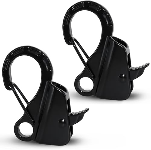JYINCPED Boat Anchor Hook Sliding Hook,Stainless Steel Easy to Use Knotless Anchor System with Quick Release for 3/8 - 5/8 Rope Jet Skis PWCs Pontoon Jon Boat,Hold 8500 lbs
