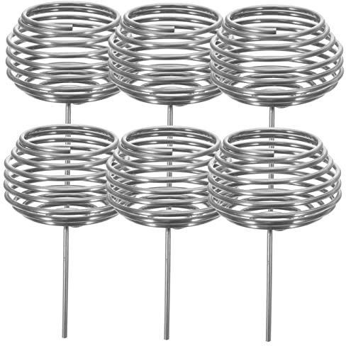 OFFSCH Boîtes à Engrais Bonsaï Acier Inoxydable 10 Pièces Récipients Réutilisables pour Plantes en Pot Jardin Balcon Accessoires de Jardinage Pratiques Utilisation Facile pour Engrais Granulés