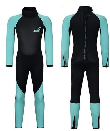 doorslay Neoprenanzug Kinder, 3mm Dick für Zusätzliche Wärme, Neopren Thermal Badeanzug Jungen Mädchen, für Surfen, Schwimmen, Tauchen, idealer Surf-Neoprenanzug für Jugendliche und Kleinkinder