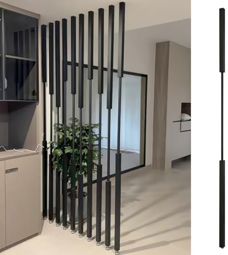 HAIXHX Colonna divisoria Decorazione della Colonna Metallica del Soggiorno, Parete Divisoria Post Muro Verticale Bar Room Devider/Parete Divisoria Moderna Post(H 49in/(124.5cm))