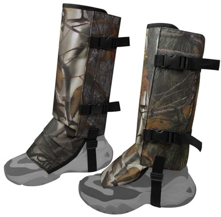 LIXADA Guêtres Anti-Serpents pour la randonnée, légères et Respirantes, Manchons de Jambe Anti-Serpents, Bottes réglables Anti-morsures de Serpents pour Hommes et Femmes, guêtres Anti-Serpents