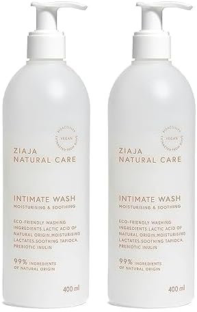 Ziaja Gel de lavado íntimo Natural Care 400ml (Paquete de 2)