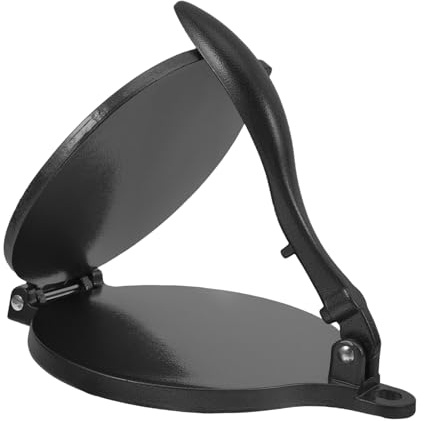 UKCOCO Prensa Para Tortillas y Prensa Para Masa De Pizza 16 Cm Aluminio Resistente Herramienta De Cocina Para Preparar Masa Casera Utensilio Práctico Para Cocina Tradicional