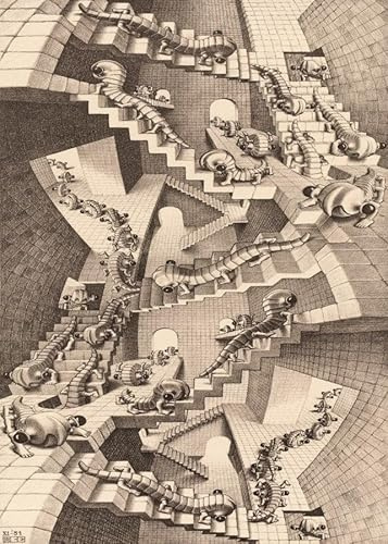 Puzzelman La tromba delle scale - M.C. Escher (1000)