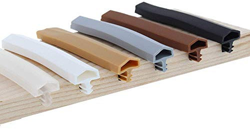 ToniTec Türdichtung Dichtprofil M680 für Holztür Zarge Zargendichtung 12mm Braun 25m