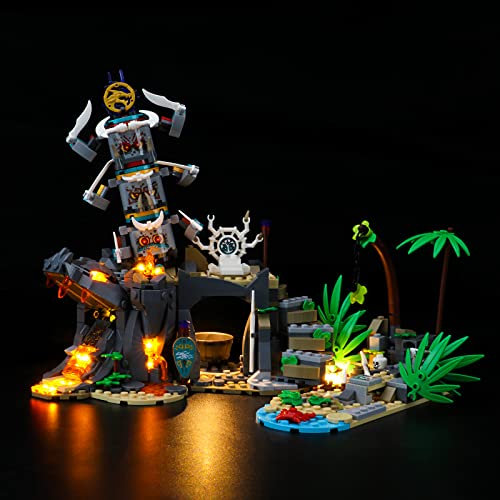 LIGHTAILING Beleuchtungsset für Ninjago The Keepers Village Baustein-Modell – LED-Licht-Kit kompatibel mit Lego 71747 (Nicht im Lieferumfang enthalten).