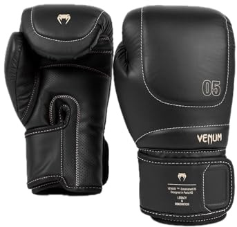 Venum, Impact EVO - Guantes de Boxeo Unisex para Adultos, 10 oz, Color Negro