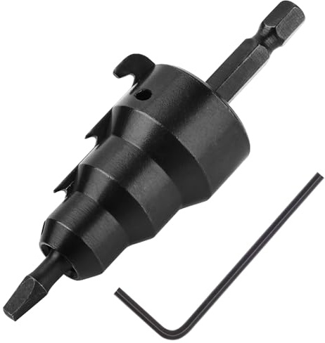 Valkynos Conduit Reamer, Pipe Reamer Tool with Improved Bit Retention, Reaming Screwdriver for 1/2-Inch, 3/4-Inch and 1-Inch Conduit Pipe, Deburring and Chamfering