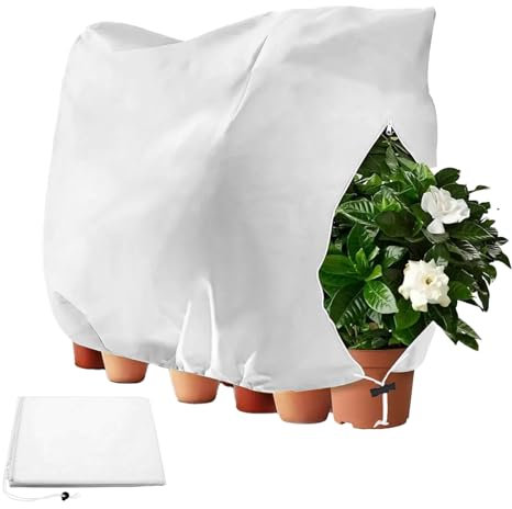 SZSMW Telo per Piante Inverno Antigelo - Telo in Tessuto e Protettivo - Protezione Piante in Tessuto,Protezione Universale dal Freddo，Lascia Che Le Piante Diventino più Forti