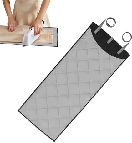 Befeixue Planchar Manta sobre la Puerta, sobre la Puerta de Vapor,Alfombra Vertical de Planchado y Plancha - Cubierta de algodón Plegable Conveniente y de Ahorro de Espacio para Viajes domésticos