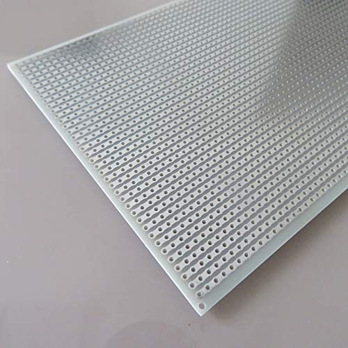 Pack of 2 10 x 16 cm Strip Grid Pitch Grid Veroboard Fibreglass FR4 Prototype Paper PCB Circuit Board Experiment Matrix Circuit Board
