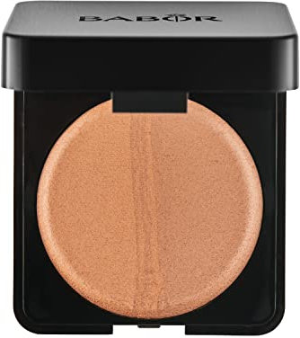 BABOR MAKE UP Satin Duo Bronzer, leichter Bronzing Puder in gebackener Textur, zweifarbig, für ein natürlich gebräuntes Finish, 6 g
