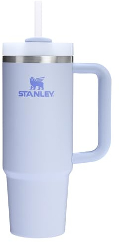 Stanley Quencher H2.0 Tumbler with Handle and Straw 30 oz | Flowstate 3-Position Lid | Cup Holder Compatible for Travel | Insulated Stainless Steel Cup | BPA-Free | Dew Drop