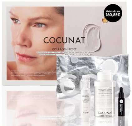 COCUNAT - COFRE COLLAGEN RESET - Clinical Beauty Filler + Agua Micelar + Mini Serum Facial The Cure + Neceser - Ritual Noche Restaurador - Rellenador de Arrugas - Pack Antiedad Exclusivo Amazon